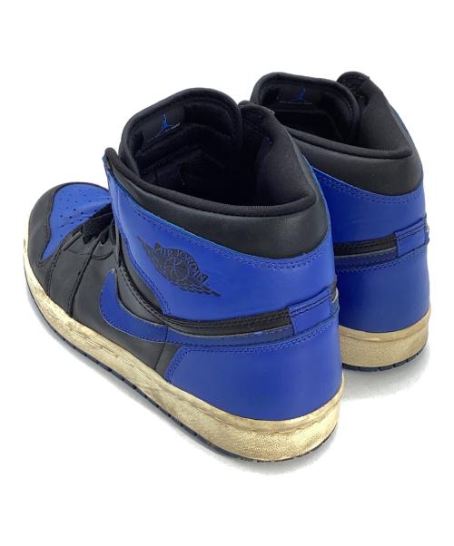 NIKE（ナイキ）NIKE (ナイキ) ナイキ　AIR JORDAN 1 RETORO ブラック×ブルー サイズ:27.5の古着・服飾アイテム