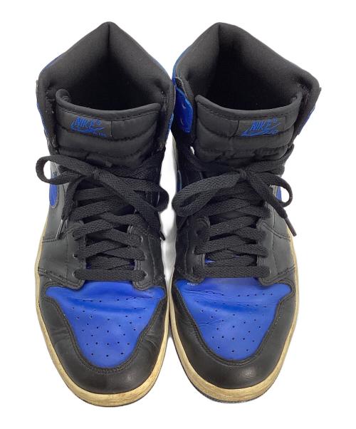 NIKE（ナイキ）NIKE (ナイキ) ナイキ　AIR JORDAN 1 RETORO ブラック×ブルー サイズ:27.5の古着・服飾アイテム