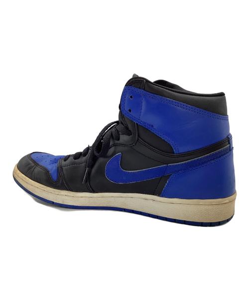 NIKE（ナイキ）NIKE (ナイキ) ナイキ　AIR JORDAN 1 RETORO ブラック×ブルー サイズ:27.5の古着・服飾アイテム