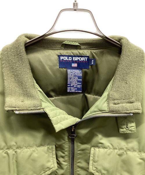 POLO SPORT（ポロスポーツ）POLO SPORT (ポロスポーツ) ポロスポーツ　中綿ブルゾン オリーブ サイズ:Mの古着・服飾アイテム