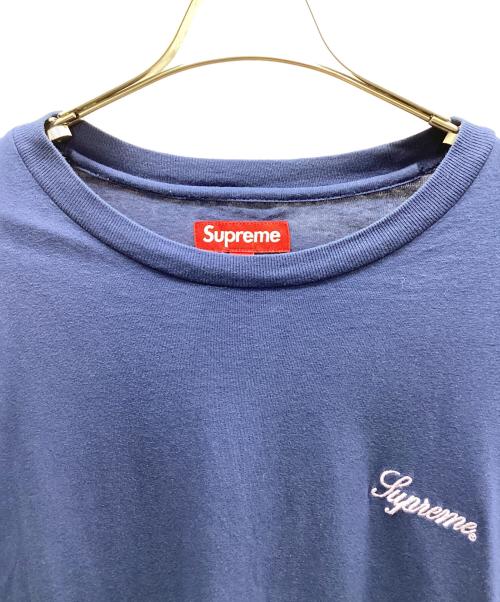 SUPREME（シュプリーム）Supreme (シュプリーム) 半袖カットソー ネイビー サイズ:Mの古着・服飾アイテム
