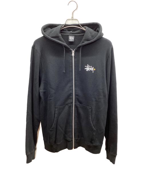 stussy（ステューシー）stussy (ステューシー) ジップパーカー ブラック サイズ:Mの古着・服飾アイテム
