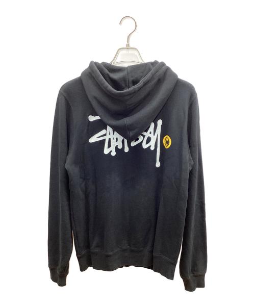 stussy（ステューシー）stussy (ステューシー) ジップパーカー ブラック サイズ:Mの古着・服飾アイテム
