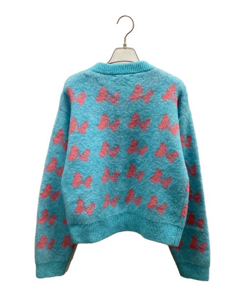 ZARA（ザラ）ZARA (ザラ) DISNEY (ディズニー) Harry Lambert (ハリー・ランバート) 厚手カーディガン スカイブルー サイズ:Lの古着・服飾アイテム