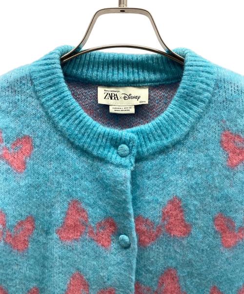 ZARA（ザラ）ZARA (ザラ) DISNEY (ディズニー) Harry Lambert (ハリー・ランバート) 厚手カーディガン スカイブルー サイズ:Lの古着・服飾アイテム