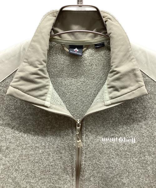 mont-bell（モンベル）mont-bell (モンベル) クリマプラス ニットジャケット ライトグレー サイズ:XSの古着・服飾アイテム