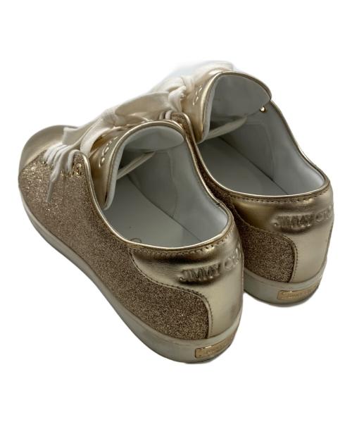 JIMMY CHOO（ジミーチュウ）JIMMY CHOO (ジミーチュウ) スニーカー ゴールド サイズ:39の古着・服飾アイテム