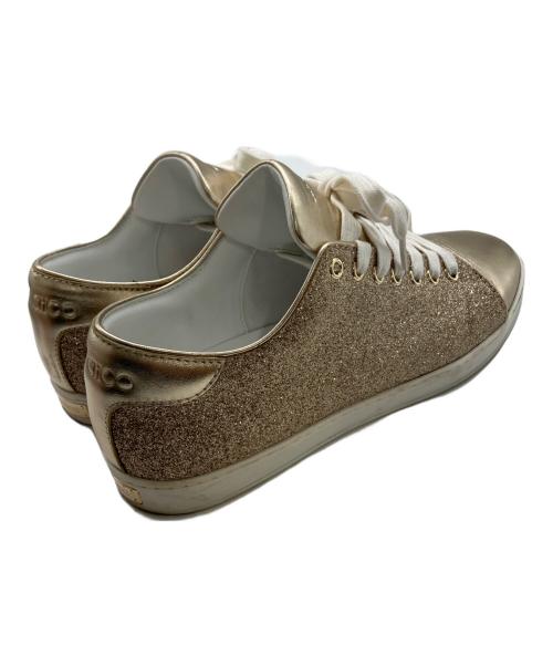 JIMMY CHOO（ジミーチュウ）JIMMY CHOO (ジミーチュウ) スニーカー ゴールド サイズ:39の古着・服飾アイテム