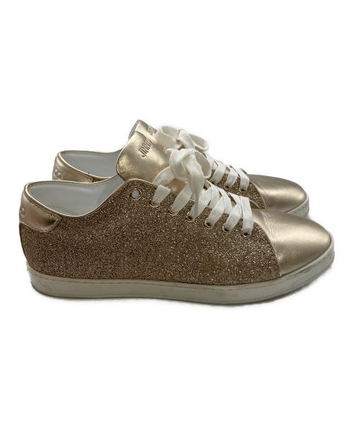 JIMMY CHOO（ジミーチュウ）JIMMY CHOO (ジミーチュウ) スニーカー ゴールド サイズ:39の古着・服飾アイテム