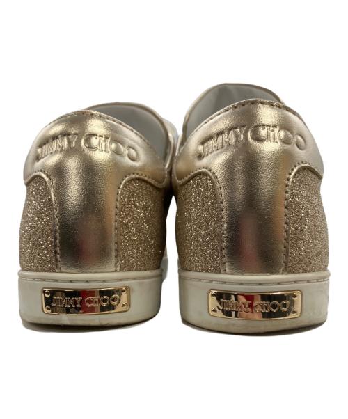 JIMMY CHOO（ジミーチュウ）JIMMY CHOO (ジミーチュウ) スニーカー ゴールド サイズ:39の古着・服飾アイテム
