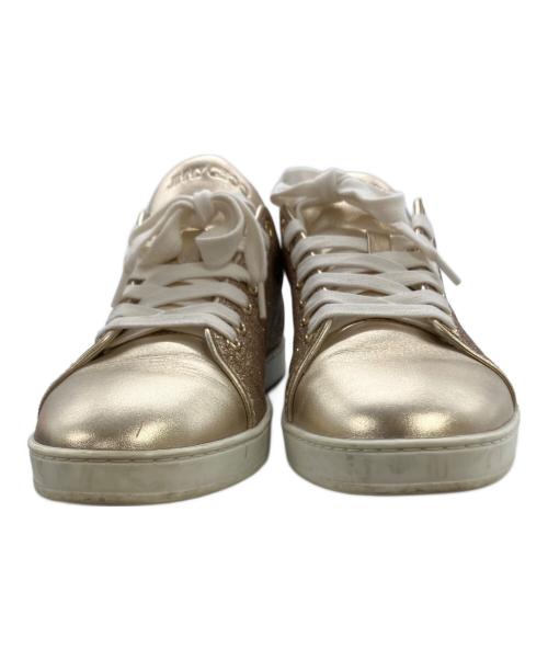 JIMMY CHOO（ジミーチュウ）JIMMY CHOO (ジミーチュウ) スニーカー ゴールド サイズ:39の古着・服飾アイテム