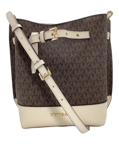 MICHAEL KORS（マイケルコース）MICHAEL KORS (マイケルコース) ショルダーバッグ ブラウンの古着・服飾アイテム
