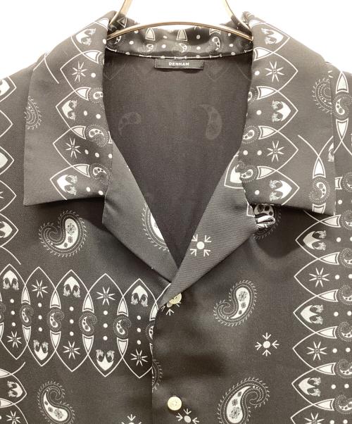 Denham（デンハム）Denham (デンハム) 半袖シャツ ブラック サイズ:Sの古着・服飾アイテム