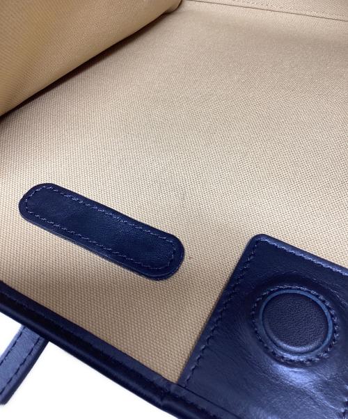 GIANNI CHIARINI（ジャンニ キアリーニ）GIANNI CHIARINI (ジャンニ キアリーニ) トートバッグ ブラック×アイボリーの古着・服飾アイテム