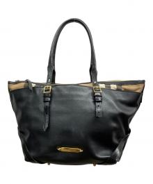 BURBERRY（バーバリー）の古着「トートバッグ」｜ベージュ×ブラック
