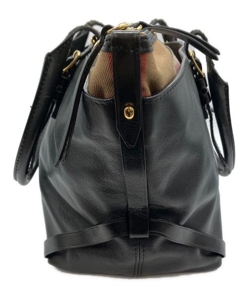 BURBERRY（バーバリー）BURBERRY (バーバリー) トートバッグ ベージュ×ブラックの古着・服飾アイテム