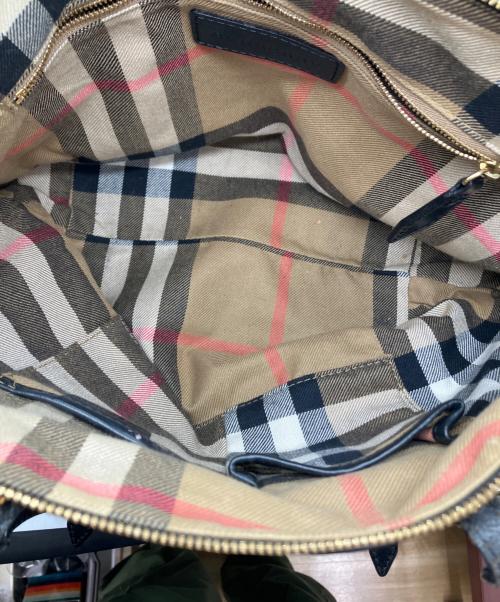 BURBERRY（バーバリー）BURBERRY (バーバリー) トートバッグ ベージュ×ブラックの古着・服飾アイテム