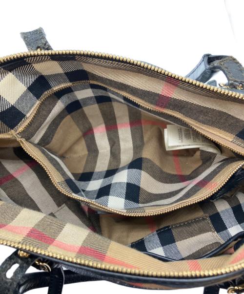 BURBERRY（バーバリー）BURBERRY (バーバリー) トートバッグ ベージュ×ブラックの古着・服飾アイテム