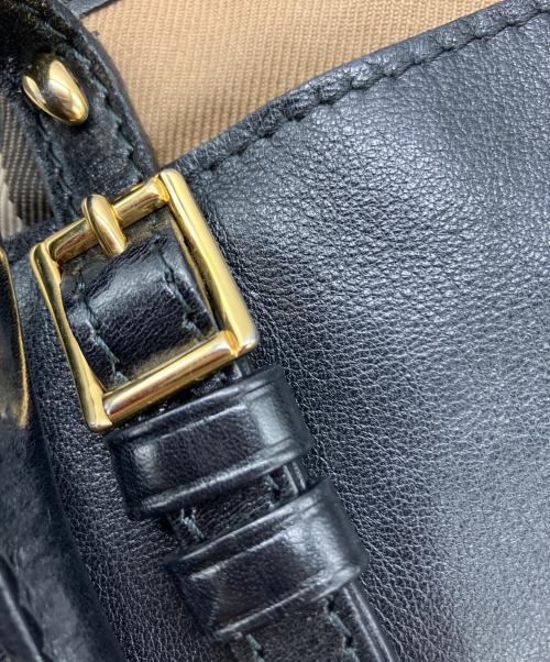BURBERRY（バーバリー）BURBERRY (バーバリー) トートバッグ ベージュ×ブラックの古着・服飾アイテム