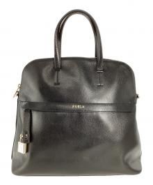 FURLA（フルラ）の古着「フルラ　PIPER L DOME ハンドバッグ」｜ブラック