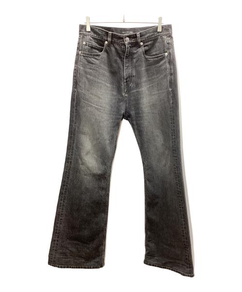 BALENCIAGA（バレンシアガ）BALENCIAGA (バレンシアガ) BALENCIAGA　GARDE-ROBE BOOTCUT　デニムパンツ ブラック サイズ:29の古着・服飾アイテム