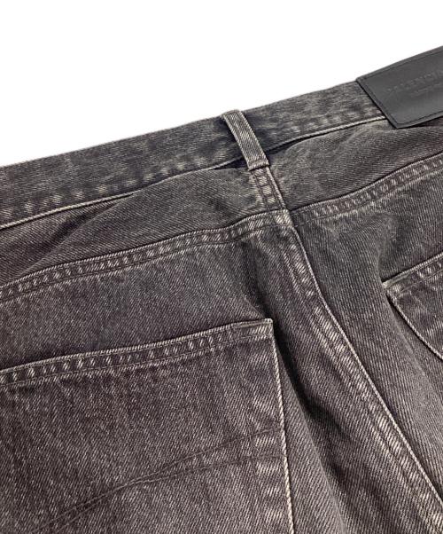 BALENCIAGA（バレンシアガ）BALENCIAGA (バレンシアガ) BALENCIAGA　GARDE-ROBE BOOTCUT　デニムパンツ ブラック サイズ:29の古着・服飾アイテム