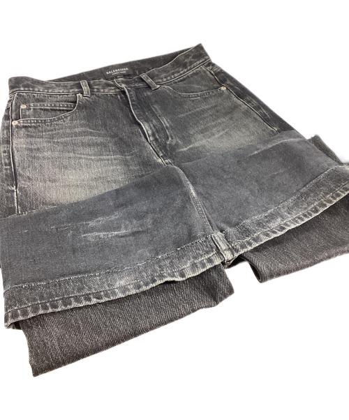 BALENCIAGA（バレンシアガ）BALENCIAGA (バレンシアガ) BALENCIAGA　GARDE-ROBE BOOTCUT　デニムパンツ ブラック サイズ:29の古着・服飾アイテム
