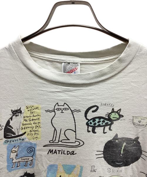 JERZEES（ジャージーズ）JERZEES (ジャージーズ) 半袖カットソー ホワイト サイズ:Lの古着・服飾アイテム