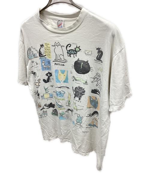 JERZEES（ジャージーズ）JERZEES (ジャージーズ) 半袖カットソー ホワイト サイズ:Lの古着・服飾アイテム