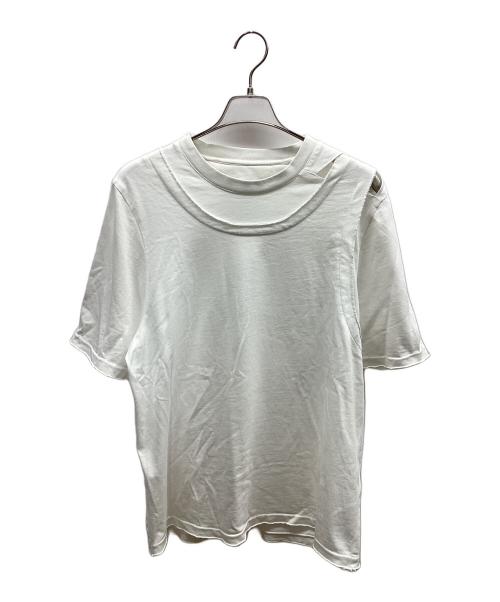 NULLUS（ヌールス）NULLUS (ヌールス) 半袖カットソー ホワイト サイズ:1の古着・服飾アイテム