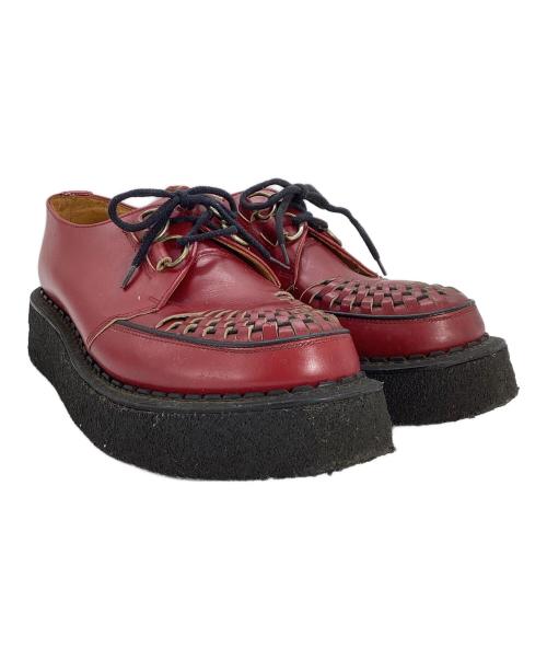 GEORGE COX（ジョージコックス）GEORGE COX (ジョージコックス) GEORGE COX　ラバーソールシューズ バーガンディー サイズ:Size9の古着・服飾アイテム