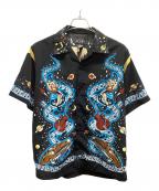 LA ROCKA×BC ETHICラ ロッカ×ビーシーエシック）の古着「半袖シャツ」｜ブラック