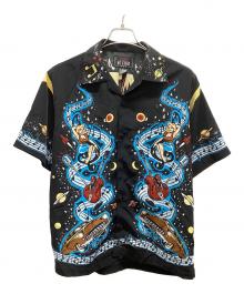 LA ROCKA×BC ETHIC（ラ ロッカ×ビーシーエシック）の古着「半袖シャツ」｜ブラック