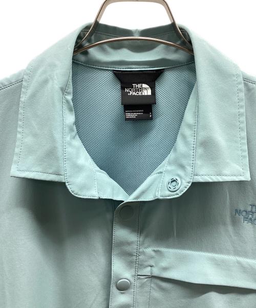 THE NORTH FACE（ザ ノース フェイス）THE NORTH FACE (ザ ノース フェイス) First Trail UPF Short Sleeve Shirt スカイブルー サイズ:Sの古着・服飾アイテム