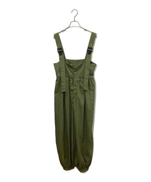 HeRIN.CYE（ヘリンドットサイ）HeRIN.CYE (ヘリンドットサイ) Balloon hem suspender pants オリーブ サイズ:FREEの古着・服飾アイテム