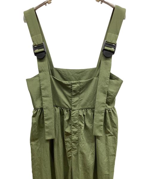 HeRIN.CYE（ヘリンドットサイ）HeRIN.CYE (ヘリンドットサイ) Balloon hem suspender pants オリーブ サイズ:FREEの古着・服飾アイテム