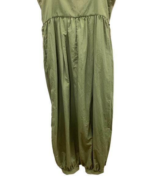 HeRIN.CYE（ヘリンドットサイ）HeRIN.CYE (ヘリンドットサイ) Balloon hem suspender pants オリーブ サイズ:FREEの古着・服飾アイテム