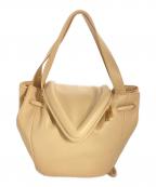 BOTTEGA VENETAボッテガベネタ）の古着「BOTTEGA VENETA　BEAK　2WAYバッグ」｜ベージュ