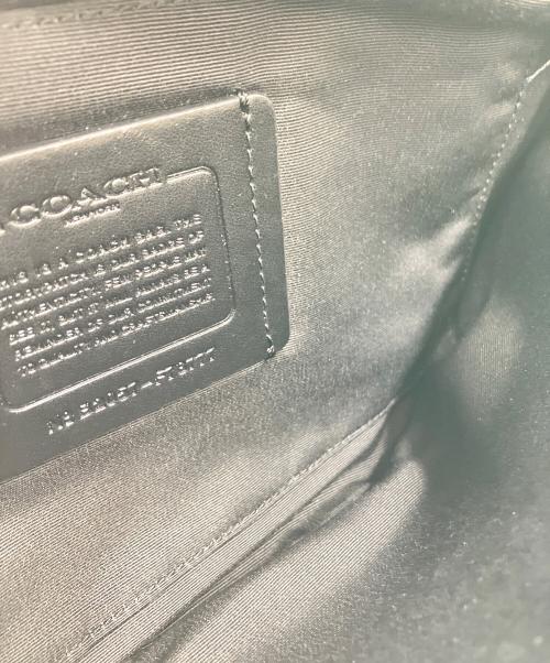 COACH（コーチ）COACH (コーチ) COACH　	シグネチャー　	ボディバッグ ブラックの古着・服飾アイテム