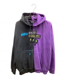 DIESEL（ディーゼル）の古着「パーカー」｜パープル×ブラック