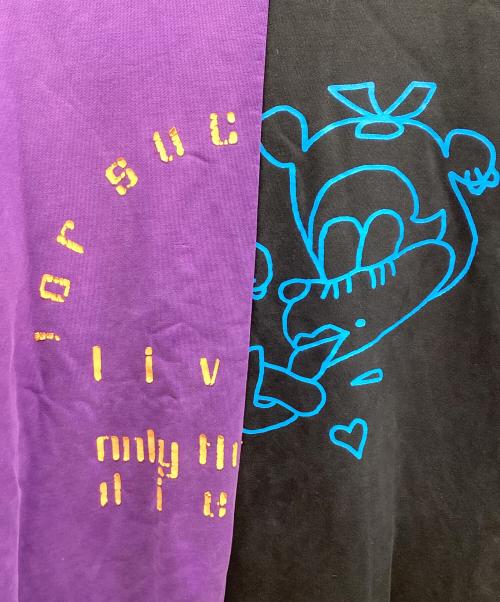 DIESEL（ディーゼル）DIESEL (ディーゼル) パーカー パープル×ブラック サイズ:Mの古着・服飾アイテム