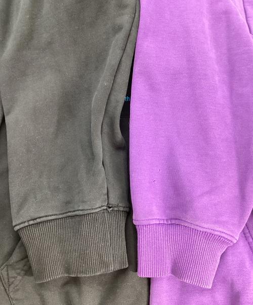 DIESEL（ディーゼル）DIESEL (ディーゼル) パーカー パープル×ブラック サイズ:Mの古着・服飾アイテム