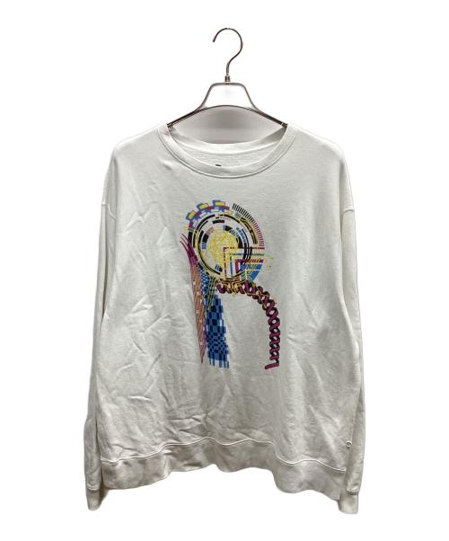 FACETASM（ファセッタズム）FACETASM (ファセッタズム) スウェット ホワイト サイズ:Mの古着・服飾アイテム