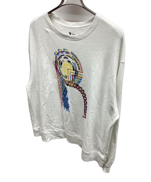 FACETASM（ファセッタズム）FACETASM (ファセッタズム) スウェット ホワイト サイズ:Mの古着・服飾アイテム