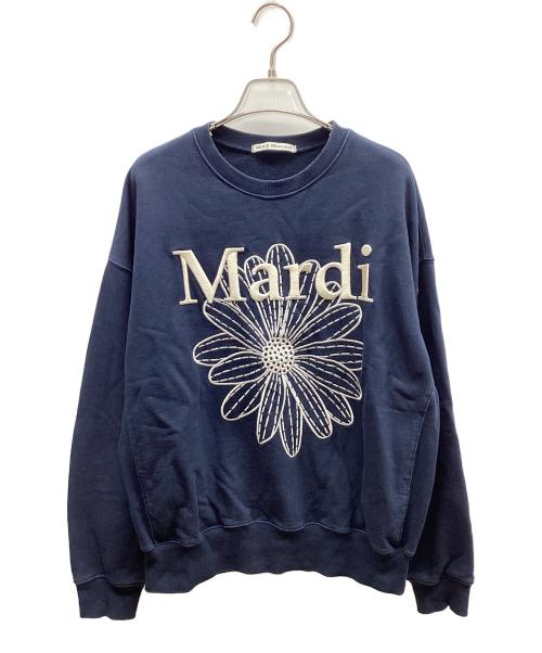 Mardi Mercredi（マルディメクルディ）Mardi Mercredi (マルディメクルディ) 花柄スウェット ネイビー サイズ:不明の古着・服飾アイテム