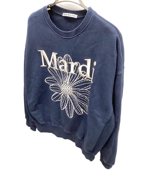 Mardi Mercredi（マルディメクルディ）Mardi Mercredi (マルディメクルディ) 花柄スウェット ネイビー サイズ:不明の古着・服飾アイテム