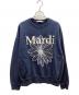 Mardi Mercredi（マルディメクルディ）の古着「花柄スウェット」｜ネイビー