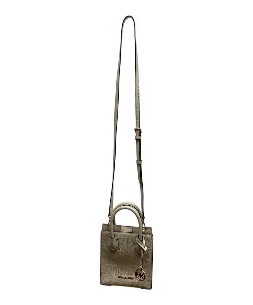 MICHAEL KORS（マイケルコース）MICHAEL KORS (マイケルコース) マーサー エクストラ スモール ショッパー ショルダーバッグ グレージュの古着・服飾アイテム