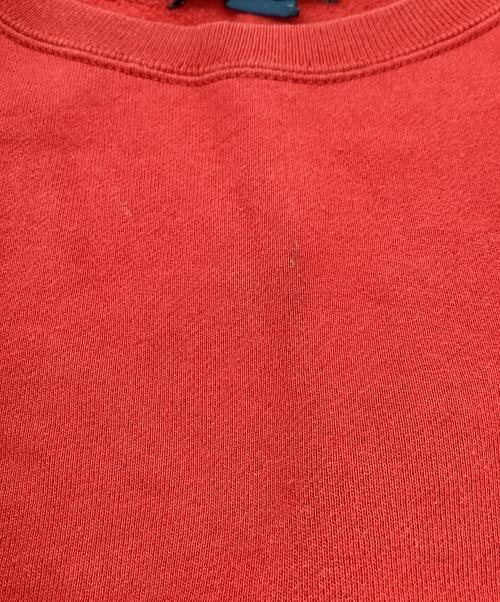 POLO RALPH LAUREN（ポロ・ラルフローレン）POLO RALPH LAUREN (ポロ・ラルフローレン) クルーネックスウェット レッド サイズ:XLの古着・服飾アイテム