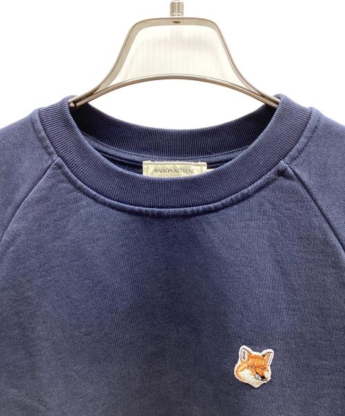 maison kitsune（メゾンキツネ）MAISON KITSUNE (メゾンキツネ) スウェット ネイビー サイズ:Sの古着・服飾アイテム